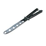 Sport si Outdoor - Camping - Cutite, bricege si accesorii - Cutite si bricege - Briceag fluture de antrenament, otel inoxidabil, Silver Blade, 22.5 cm, argintiu - Infinity.ro