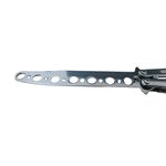 Sport si Outdoor - Camping - Cutite, bricege si accesorii - Cutite si bricege - Briceag fluture de antrenament, otel inoxidabil, Silver Blade, 22.5 cm, argintiu - Infinity.ro