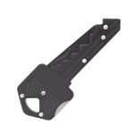 Sport si Outdoor - Camping - Cutite, bricege si accesorii - Cutite si bricege - Briceag de buzunar tip cheie IdeallStore®, Key Blade, otel inoxidabil, 10 cm, negru - Infinity.ro