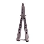Sport si Outdoor - Camping - Cutite, bricege si accesorii - Cutite si bricege - Briceag de antrenament IdeallStore®, model fluture, Silver Distortion, otel, 22.5 cm, argintiu - Infinity.ro