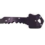Sport si Outdoor - Camping - Cutite, bricege si accesorii - Cutite si bricege - Briceag de buzunar tip cheie IdeallStore®, Key Blade, otel inoxidabil, 10 cm, negru - Infinity.ro