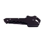 Sport si Outdoor - Camping - Cutite, bricege si accesorii - Cutite si bricege - Briceag de buzunar tip cheie IdeallStore®, Key Blade, otel inoxidabil, 10 cm, negru - Infinity.ro