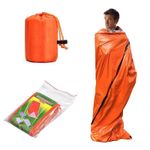Sport si Outdoor - Camping - Saci de dormit - Sac de dormit IdeallStore®, Sleep Tight, polietilena, 210x90, portocaliu - Infinity.ro