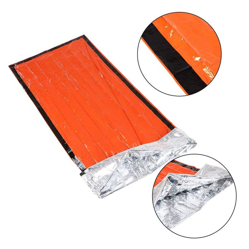 Sport si Outdoor - Camping - Saci de dormit - Sac de dormit IdeallStore®, Sleep Tight, polietilena, 210x90, portocaliu - Infinity.ro