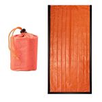 Sport si Outdoor - Camping - Saci de dormit - Sac de dormit IdeallStore®, Sleep Tight, polietilena, 210x90, portocaliu - Infinity.ro