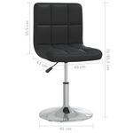 Casa si Gradina - Mobilier - Scaune si fotolii - Scaune - Scaune de bucatarie, 4 buc, negru, piele ecologica - Infinity.ro