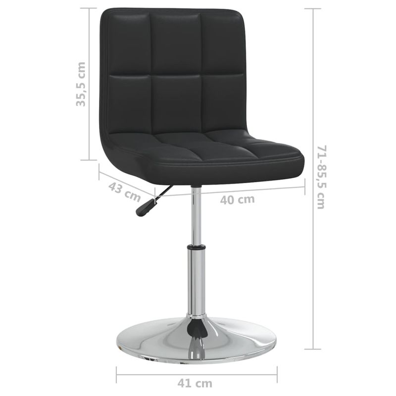 Casa si Gradina - Mobilier - Scaune si fotolii - Scaune - Scaune de bucatarie, 4 buc, negru, piele ecologica - Infinity.ro
