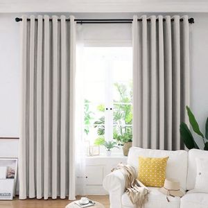 Draperie din catifea blackout cu inele auriu antic, Madison, 150x240 cm, densitate 700 g ml, Perfectly Pale, 1 buc