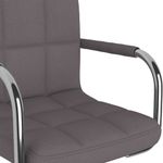 Casa si Gradina - Mobilier - Scaune si fotolii - Scaune - Scaun de bucatarie pivotant, gri taupe, material textil - Infinity.ro