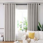 Casa si Gradina - Textile si covoare - Perdele si draperii - Draperii - Draperie din catifea blackout cu inele negre, Madison, 150x250 cm, densitate 700 g ml, Perfectly Pale, 1 buc - Infinity.ro