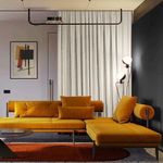 Casa si Gradina - Textile si covoare - Perdele si draperii - Draperii - Draperie din catifea blackout cu rejansa din bumbac tip fagure, Madison, 250x240 cm, densitate 700 g ml, Meringue, 1 buc - Infinity.ro