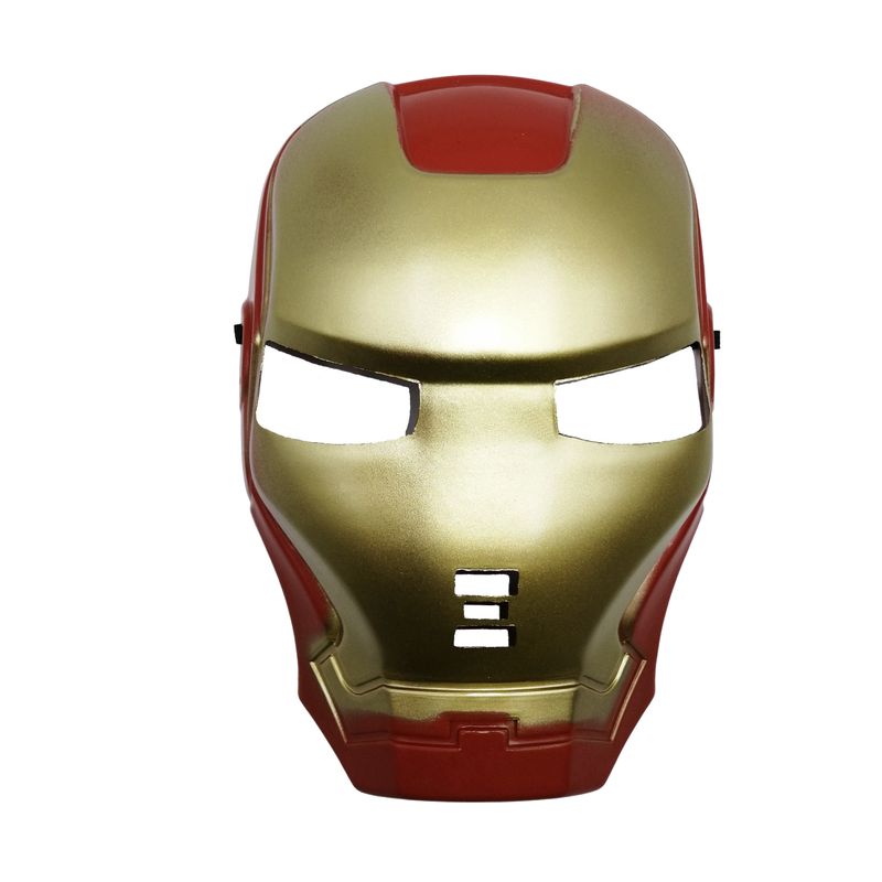 Casa si Gradina - Decoratiuni - Decoratiuni petrecere - Masti si costume carnaval - Costum Iron Man pentru copii, marime M, 5 - 7 ani, 110-120 cm, rosu, masca plastic inclusa - Infinity.ro