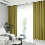 Casa si Gradina - Textile si covoare - Perdele si draperii - Draperii - Set draperie din catifea blackout cu rejansa transparenta cu ate pentru galerie, Madison, 250x245 cm, densitate 700 g ml, Sycamore, 2 buc - Infinity.ro