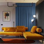 Casa si Gradina - Textile si covoare - Perdele si draperii - Draperii - Set draperie din catifea blackout cu rejansa din bumbac tip fagure, Madison, 150x210 cm, densitate 700 g ml, Bismark, 2 buc - Infinity.ro