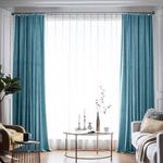 Casa si Gradina - Textile si covoare - Perdele si draperii - Draperii - Set draperie din catifea blackout cu rejansa din bumbac tip fagure, Madison, 200x220 cm, densitate 700 g ml, Casal, 2 buc - Infinity.ro