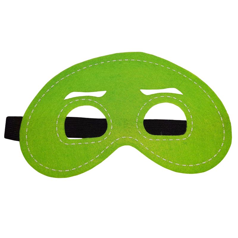 Casa si Gradina - Decoratiuni - Decoratiuni petrecere - Masti si costume carnaval - Set costum Eroi in Pijamale si accesorii IdeallStore®, Sopi Greg, marimea M, 5-7 ani, verde - Infinity.ro