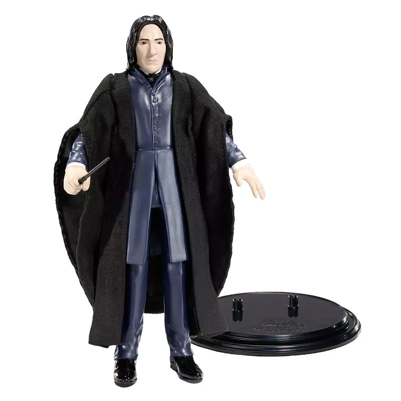 Jucarii, Copii si Bebe - Jucarii si jocuri - Figurine - Figurina articulata Severus Snape IdeallStore®, Always Obviously, editie de colectie, 18 cm, stativ inclus - Infinity.ro