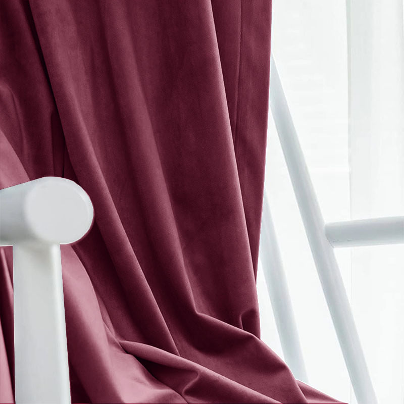 Casa si Gradina - Textile si covoare - Perdele si draperii - Draperii - Set draperie din catifea blackout cu rejansa transparenta cu ate pentru galerie, Madison, 150x220 cm, densitate 700 g ml, Chocolate Brown, 2 buc - Infinity.ro
