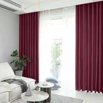 Casa si Gradina - Textile si covoare - Perdele si draperii - Draperii - Set draperie din catifea blackout cu rejansa transparenta cu ate pentru galerie, Madison, 150x220 cm, densitate 700 g ml, Chocolate Brown, 2 buc - Infinity.ro