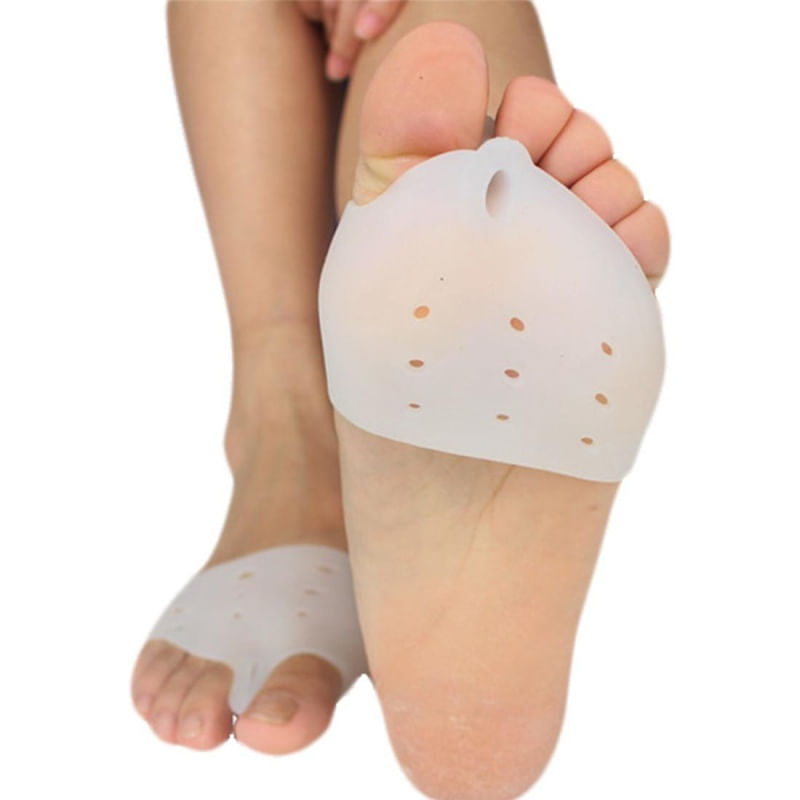 Ingrijire personala si Cosmetice - Manichiura si pedichiura - Accesorii - Set 2 separatoare pentru degete, protectii pentru monturi, dimensiune universala 8.5 x 7.3 x 2.2 cm, silicon, alb - Infinity.ro