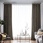 Casa si Gradina - Textile si covoare - Perdele si draperii - Draperii - Set draperie din catifea blackout cu rejansa din bumbac tip fagure, Madison, 250x220 cm, densitate 700 g ml, Merlin, 2 buc - Infinity.ro