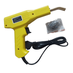 Casa si Gradina - Constructii - Scule electrice si accesorii - Pistoale de lipit - Set pistol electric si 200 rezerve capse intarire, lipit bara, spoiler auto si alte produse plastic si polipropilena - Infinity.ro