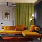 Casa si Gradina - Textile si covoare - Perdele si draperii - Draperii - Draperie din catifea blackout cu rejansa din bumbac tip fagure, Madison, 150x210 cm, densitate 700 g ml, Sycamore, 1 buc - Infinity.ro