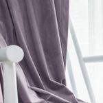 Casa si Gradina - Textile si covoare - Perdele si draperii - Draperii - Draperie din catifea blackout cu rejansa transparenta cu ate pentru galerie, Madison, 250x240 cm, densitate 700 g ml, Venus, 1 buc - Infinity.ro