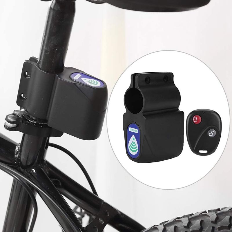 Sport si Outdoor - Ciclism - Accesorii pentru biciclete - Antifurt biciclete - Alarma pentru bicicleta SpectrumPoint®, telecomanda, senzor de miscare, ABS, 105dB, negru - Infinity.ro