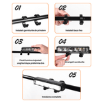 Sport si Outdoor - Ciclism - Accesorii pentru biciclete - Lumini biciclete - Lumina frontala profesionala bicicleta SpectrumPoint®, luminozitate 2600 lumeni, baterie 8000 mAh, incarcare USB, negru - Infinity.ro