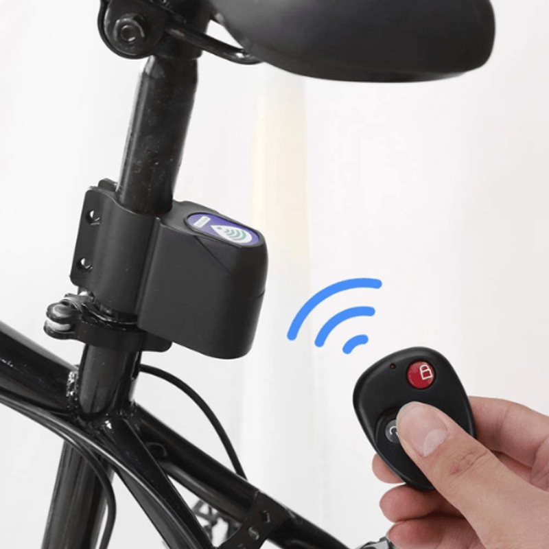 Sport si Outdoor - Ciclism - Accesorii pentru biciclete - Antifurt biciclete - Alarma pentru bicicleta SpectrumPoint®, telecomanda, senzor de miscare, ABS, 105dB, negru - Infinity.ro