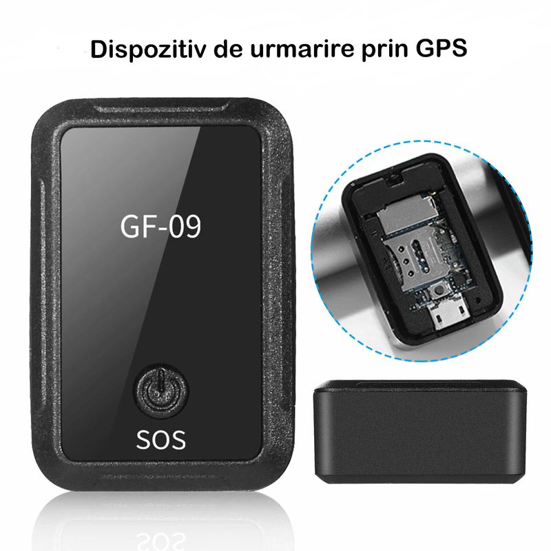 Auto si Moto - Electronice auto - Navigatii GPS - GPS Tracker Pentru Localizare Autoturism, Persoane Si Animale SpectrumPoint®, Nano Sim Card 2G, Inregistrare Vocala, Negru - Infinity.ro