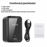 Auto si Moto - Electronice auto - Navigatii GPS - GPS Tracker Pentru Localizare Autoturism, Persoane Si Animale SpectrumPoint®, Nano Sim Card 2G, Inregistrare Vocala, Negru - Infinity.ro