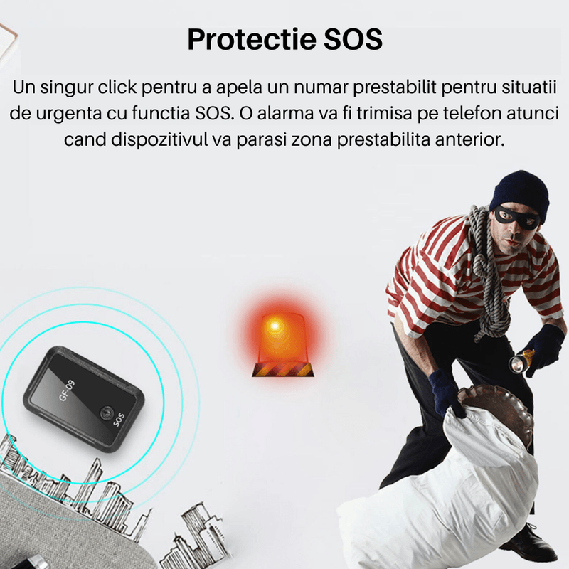 Auto si Moto - Electronice auto - Navigatii GPS - GPS Tracker Pentru Localizare Autoturism, Persoane Si Animale SpectrumPoint®, Nano Sim Card 2G, Inregistrare Vocala, Negru - Infinity.ro