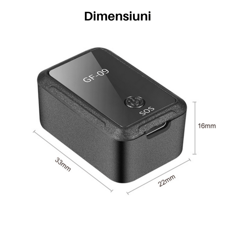 Auto si Moto - Electronice auto - Navigatii GPS - GPS Tracker Pentru Localizare Autoturism, Persoane Si Animale SpectrumPoint®, Nano Sim Card 2G, Inregistrare Vocala, Negru - Infinity.ro