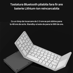 PC, gaming si accesorii - Periferice PC - Tastaturi - Tastatura pliabila SpectrumPoint®, Bluetooth, Touchpad, compatibila cu Windows, Android, iOS, Smart TV, Argintiu - Infinity.ro