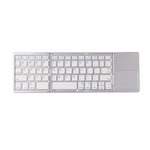 PC, gaming si accesorii - Periferice PC - Tastaturi - Tastatura pliabila SpectrumPoint®, Bluetooth, Touchpad, compatibila cu Windows, Android, iOS, Smart TV, Argintiu - Infinity.ro
