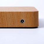 Casa si Gradina - Decoratiuni - Obiecte decorative - Accesorii decorative - Ghiveci floral levitant SpectrumPoint®, baza magnetica patrata, rotativ, alb/maro - Infinity.ro