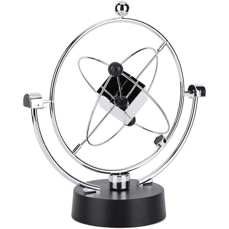 Casa si Gradina - Decoratiuni - Obiecte decorative - Accesorii decorative - Decoratiune Perpetuum Mobile SpectrumPoint®, orbital cu miscare perpetua, plastic si metal, 24 x 24 x 10 cm - Infinity.ro