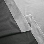 Casa si Gradina - Textile si covoare - Perdele si draperii - Draperii - Draperie din catifea blackout cu rejansa transparenta cu ate pentru galerie, Madison, 250x245 cm, densitate 700 g ml, Bright White, 1 buc - Infinity.ro