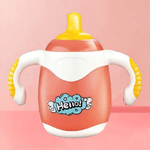 Jucarii, Copii si Bebe - Jucarii si jocuri - Jucarii bebelusi - Jucarii zornaitoare - Jucarie biberon kidsNplay, zornaitor, lungime 10 cm, multicolor, 6 luni+ - Infinity.ro