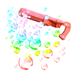 Jucarii, Copii si Bebe - Jucarii si jocuri - Jucarii & jocuri educative - Jucarii interactive - Pistol lansator balonase sapun Bubble Gun 21 tevi, roz, pentru copii + 3 ani - Infinity.ro