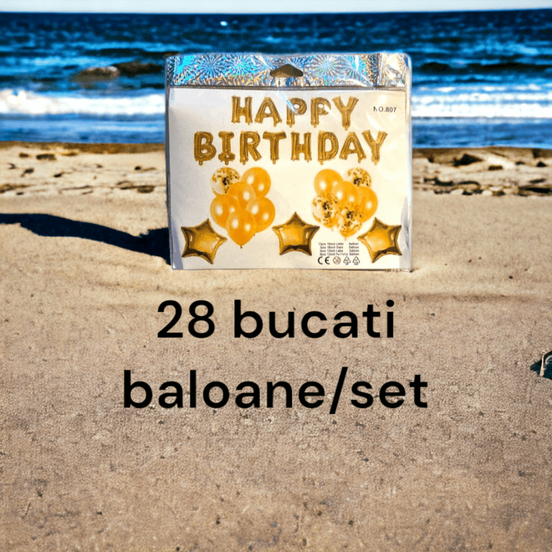 Jucarii, Copii si Bebe - Jucarii si jocuri - Jucarii & jocuri educative - Jucarii interactive - Set baloane party 28 bucati, cu 4 tipuri de baloane - Infinity.ro