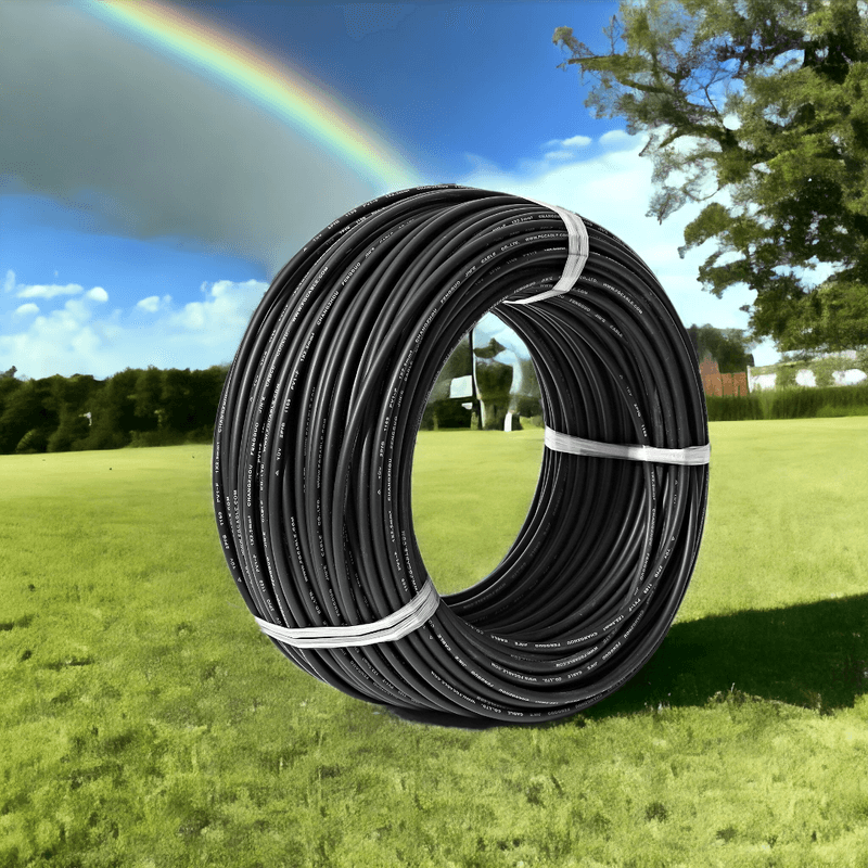 Casa si Gradina - Electrice - Panouri solare si accesorii - Accesorii panouri solare - Conductor solar,fotovoltaic,4mm,cu protectie UV,negru,lungime 13m - Infinity.ro