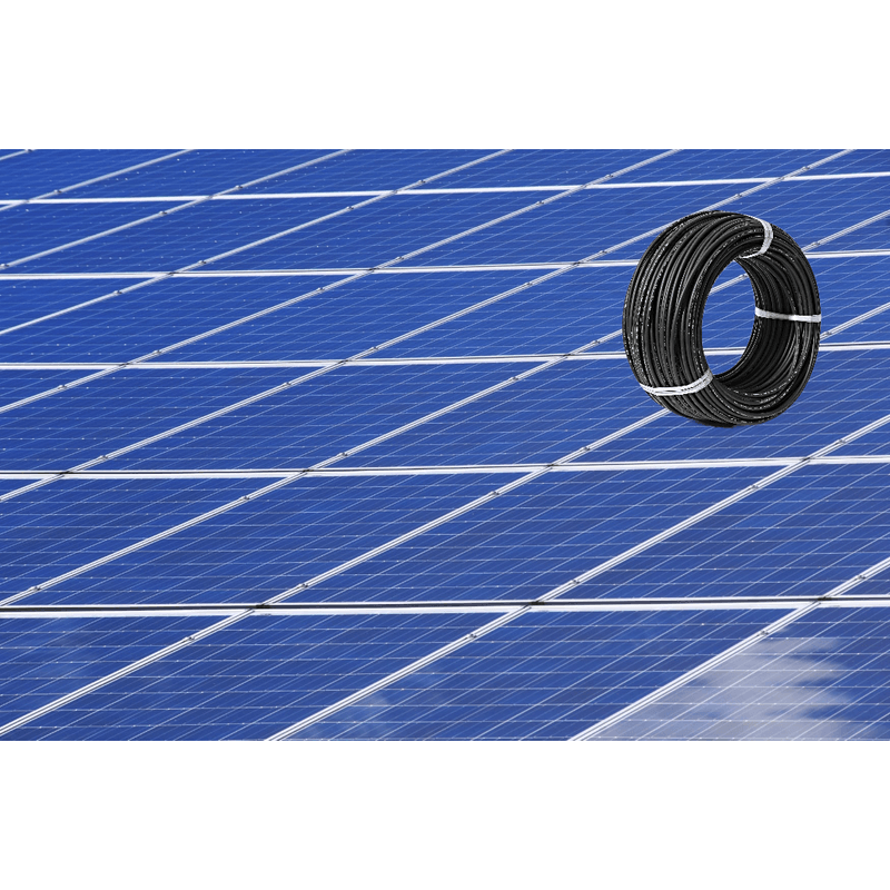 Casa si Gradina - Electrice - Panouri solare si accesorii - Accesorii panouri solare - Conductor solar,fotovoltaic,4mm,cu protectie UV,negru,lungime 13m - Infinity.ro