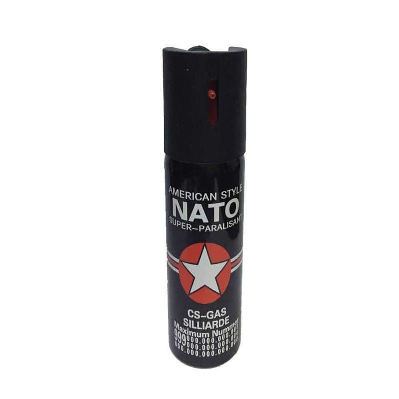 Sport si Outdoor - Sporturi de contact - Produse autoaparare - Spray paralizant NATO, propulsie jet, 90 ml, negru - Infinity.ro