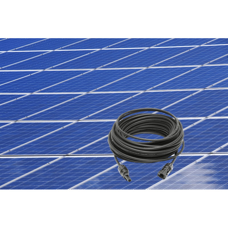 Casa si Gradina - Electrice - Panouri solare si accesorii - Accesorii panouri solare - Cablu solar, fotovoltaic 4mm,3m,1Kw, negru, cu terminatii conectori MC4 si IP67, interior si exterior - Infinity.ro