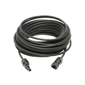 Cablu solar, fotovoltaic 4mm,3m,1Kw, negru, cu terminatii conectori MC4 si IP67, interior si exterior