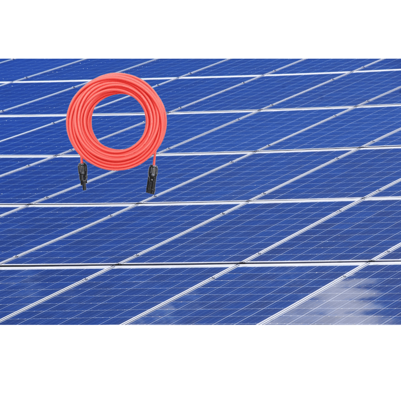 Casa si Gradina - Electrice - Panouri solare si accesorii - Accesorii panouri solare - Cablu solar,fotovoltaic,4mm,11m,1Kw,rosu,cu terminatii conectori MC4 si IP67, interior si exterior - Infinity.ro