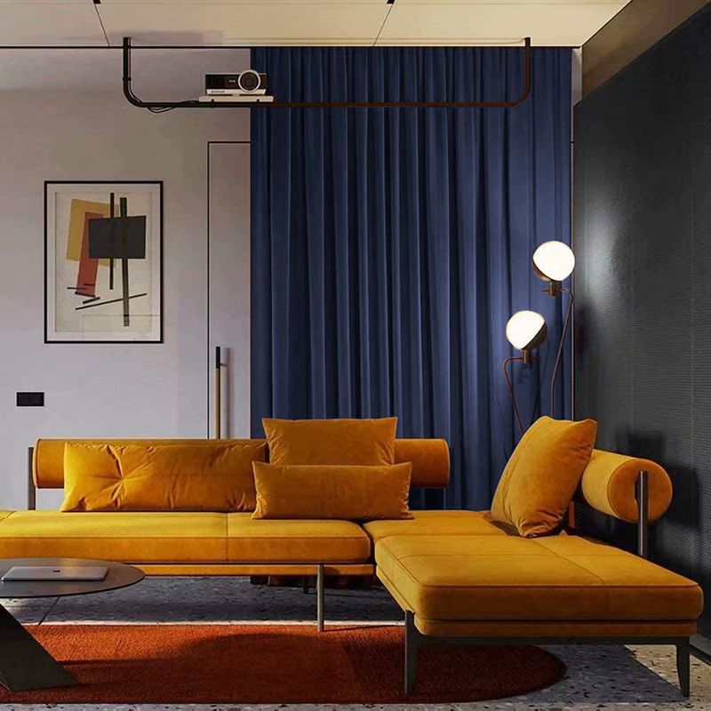 Casa si Gradina - Textile si covoare - Perdele si draperii - Draperii - Set draperie din catifea blackout cu rejansa din bumbac tip fagure, Madison, 150x250 cm, densitate 700 g ml, Black Pearl, 2 buc - Infinity.ro